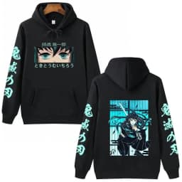 2026 New Demon Slayer Graphic Printed Hoodie Sweatshirt Men's and Women's Hoodie Men's Tops Sports Hoodie Harajuku Y2K Hoodie
