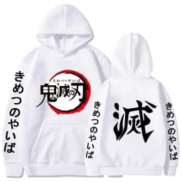 2026 New Demon Slayer Graphic Printed Hoodie Sweatshirt Men's and Women's Hoodie Men's Tops Sports Hoodie Harajuku Y2K Hoodie