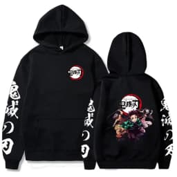 2026 New Demon Slayer Graphic Printed Hoodie Sweatshirt Men's and Women's Hoodie Men's Tops Sports Hoodie Harajuku Y2K Hoodie