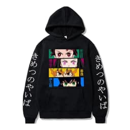 2026 New Demon Slayer Graphic Printed Hoodie Sweatshirt Men's and Women's Hoodie Men's Tops Sports Hoodie Harajuku Y2K Hoodie