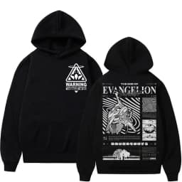 2026 New Evangelion Anime Eva Printed Hoodie Sweatshirt Men's and Women's Hoodie Men's Tops Sports Hoodie Harajuku Y2K Hoodie