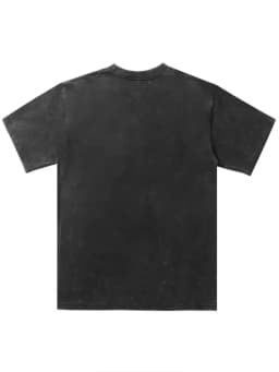 Men's Summer Japanese-style Retro Black Shirt Red Japanese Characters Loose Round-neck T-shirt for Street Fashion Enthusiasts