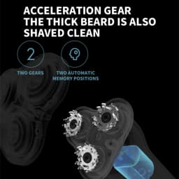 NEW MIJIA Electric Shaver S500 Floating Blade Trimmer Wet Dry Shaving Cordless Razor LED Display Razor Shaver for Men -CN