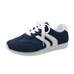 Large Size Sport Shoes Women's Casual All Match Spring Autumn Flat Bottom Yellow Blue Style Comfortable Running Shoes