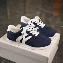 Large Size Sport Shoes Women's Casual All Match Spring Autumn Flat Bottom Yellow Blue Style Comfortable Running Shoes