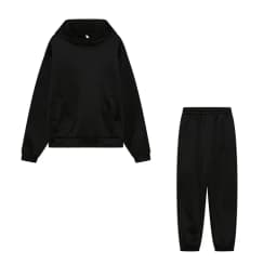 2026 Trend Casual Fashion Thickened Long-Sleeved Sweater And Pants Two-Piece Set with Cap for Women