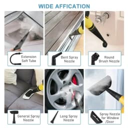 Powerful Handheld Steam Cleaner for Home Bathroom Car Interior High Temperature Multi-Use Range Hood