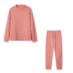 Women's High Collar Sweater Pure Color Trousers 2-Piece Set Casual Autumn Winter Fashion Ensemble