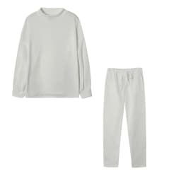 Women's High Collar Sweater Pure Color Trousers 2-Piece Set Casual Autumn Winter Fashion Ensemble