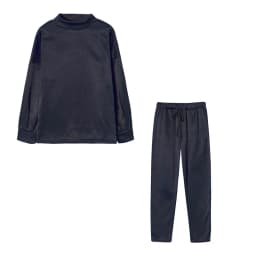 Women's High Collar Sweater Pure Color Trousers 2-Piece Set Casual Autumn Winter Fashion Ensemble