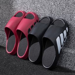 Men's Sport Slides Summer - Thick Sole Anti-Slip Outdoor Slippers, Comfortable Durable EVA Home Sandals, Odor-Free & No Noise