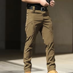 Men Tactical Elastic Pants Spring Autumn City Cargo Trousers Military Combat Hiking Camping Climbing Quick Dry Casual Sportswear