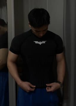 Gym Bat Quick Drying Slim Fit Men's Short Sleeved Sports T-shirt 2026 Healthy Fitness Running Sports Fitness Men's Casual Shirt