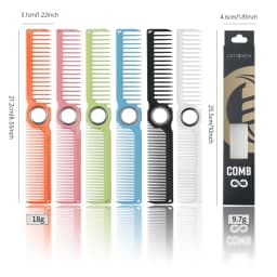 1Pc New Design Fidget Spinning Barber Fade Haircut Combs For Men Women Dual-Sided Wide Fine Tooth Smooth Hair Comb Styling Tools