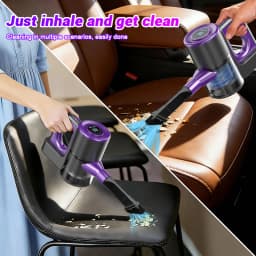 Multifunctional Handheld Vacuum Cleaner, 8.2Kpa Super Suction Power, 6000Mah Battery USB Charging, Brushless Motor, Adjustable Rod-Type Carpet Cleaner, Household Cleaning Tool