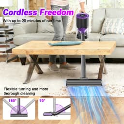 Multifunctional Handheld Vacuum Cleaner, 8.2Kpa Super Suction Power, 6000Mah Battery USB Charging, Brushless Motor, Adjustable Rod-Type Carpet Cleaner, Household Cleaning Tool
