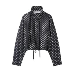 HH Polka Dot Shorts Sets For Women 2026 Trend Outfits Long Sleeve Zipper Turtleneck Jacket Coat Spring Woman Elegant 2 Piece Set