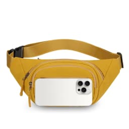 Adjustable Strap Waist Bag – Multi-Pocket Design for Commuter Outdoor Sports & Travel Use