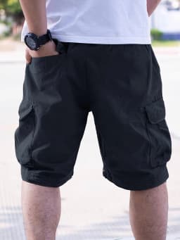 Men's plus Size Casual Work Shorts Trendy Comfortable 4XL-9XL Loose Fit Utility Pants for Big And Tall Men