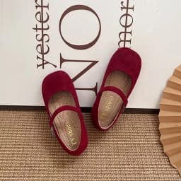 Spring Girl's Casual Shoes Round Toe Hook-loop Shallow Chic Kid's Flat Shoe Solid Colors Anti-slip Daily All-match Children Shoe