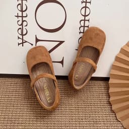 Spring Girl's Casual Shoes Round Toe Hook-loop Shallow Chic Kid's Flat Shoe Solid Colors Anti-slip Daily All-match Children Shoe