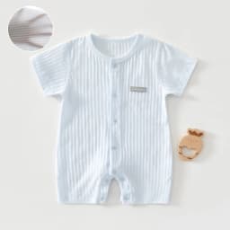 Baby Clothes Summer Newborn Short-Sleeved Onesie Pure Cotton Baby Girl Ultra-Thin Summer Men's Treasure Romper Climbing Clothes