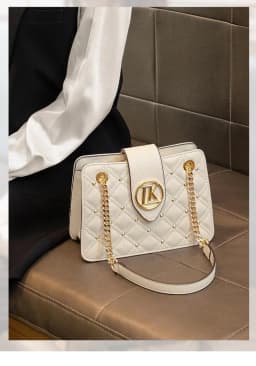 Shoulder Bag, Women's Bag, 2026 New Fashionable Diamond Grid Chain Bag, Crossbody Tote Bag