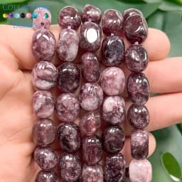 8x12mm Natural Purple Phosphosiderite Irregular Loose Spacer Beads For Jewelry Making DIY Bracelets Necklace Accessories 15''