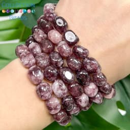 8x12mm Natural Purple Phosphosiderite Irregular Loose Spacer Beads For Jewelry Making DIY Bracelets Necklace Accessories 15''