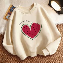 O-neck Pullover Sweet Watermelon Lover Printed Hoodie Kids Y2k Children's Sweatshirt Hoody Girls Casual Hoodies Hip Hop Clothes