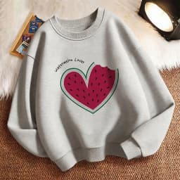 O-neck Pullover Sweet Watermelon Lover Printed Hoodie Kids Y2k Children's Sweatshirt Hoody Girls Casual Hoodies Hip Hop Clothes