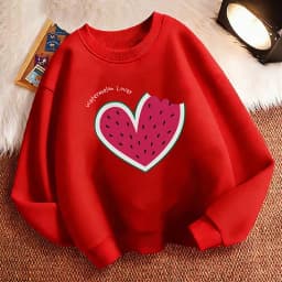 O-neck Pullover Sweet Watermelon Lover Printed Hoodie Kids Y2k Children's Sweatshirt Hoody Girls Casual Hoodies Hip Hop Clothes