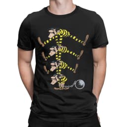 Men's T-Shirts The Dalton Brothers Lucky Luke Humorous 100% Cotton Tees Short Sleeve T Shirt O Neck Tops Gift