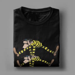 Men's T-Shirts The Dalton Brothers Lucky Luke Humorous 100% Cotton Tees Short Sleeve T Shirt O Neck Tops Gift