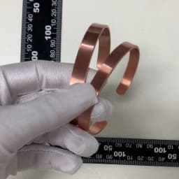 Vinterly Pure Copper Bracelets Women Men Unisex 10mm Adjustable Cuff Bangles Female Resizable Jewelry Soft Solid Copper Vintage