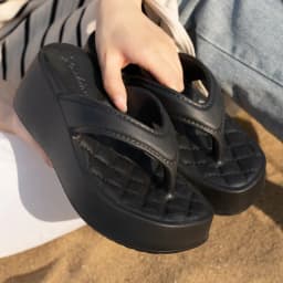Soft Platform Wedge Heel Flip Flops Women Summer 2026 Lightweight EVA Height Increase Beach Slippers Thick Bottom Sandals Mujer