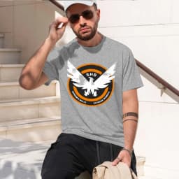 2026 new model The Division Shd Grunge Logo 2 T-Shirt tops graphic shirts kawaii clothes customs mens clothingComfortable Crew