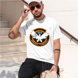 2026 new model The Division Shd Grunge Logo 2 T-Shirt tops graphic shirts kawaii clothes customs mens clothingComfortable Crew