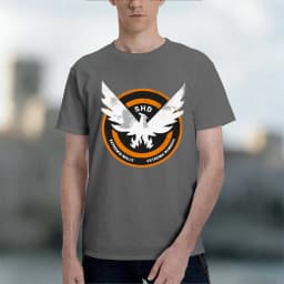 2026 new model The Division Shd Grunge Logo 2 T-Shirt tops graphic shirts kawaii clothes customs mens clothingComfortable Crew