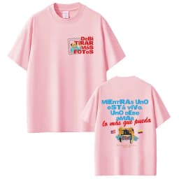 Rapper Bad Bunny T-shirt Debi Tirar Mas Fotos DTMF Tour T Shirts Men's Women Clothing Fashion Hip Hop Vintage T-shirt Streetwear
