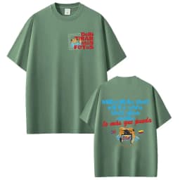 Rapper Bad Bunny T-shirt Debi Tirar Mas Fotos DTMF Tour T Shirts Men's Women Clothing Fashion Hip Hop Vintage T-shirt Streetwear