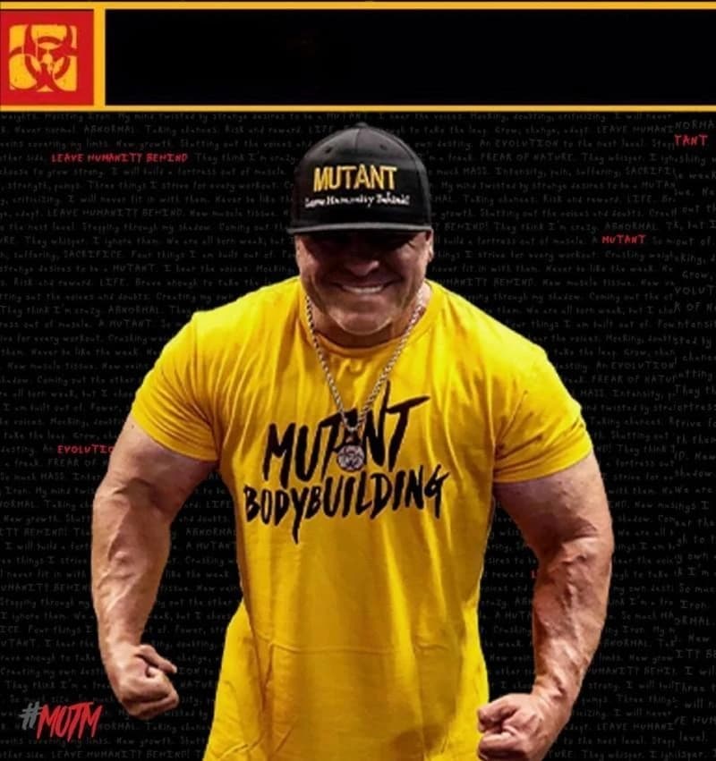 2026 GYM New Fitness Short Sleeve Male Mutant Warcraft Iron Soul Cotton Sports T-shirt Running Leisure Summer Fitness Clothes
