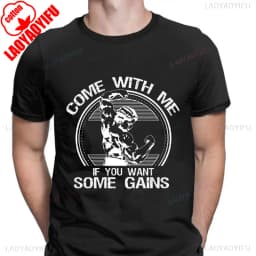 Come With Me If You Want To Lift T Shirts Men Cotton T-Shirt Arnold Schwarzenegger Fitness Workout Musculation Tee Streetwear