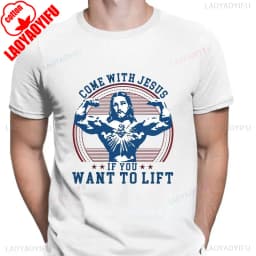 Come With Me If You Want To Lift T Shirts Men Cotton T-Shirt Arnold Schwarzenegger Fitness Workout Musculation Tee Streetwear