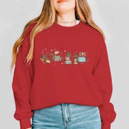 Womens Dachshund Book Lover Graphic Sweatshirts Book Lover Gift Long Sleeve Pullover Top Cute Wiener Dog Sweatshirts Tops
