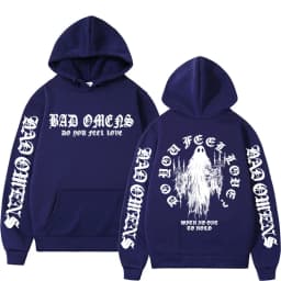 Bad Omens Do You Feel Love Ghost Print Hoodies Men Women Fashion Gothic Casual Bodywarmer Hooded High Quality Fleece Sweatshirts