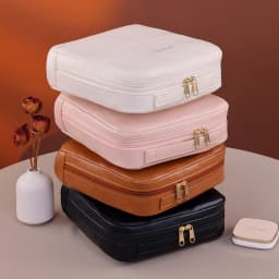 Portable Standing Up Bag Travel Waterproof Toiletry Storage Pouch Bag for Brues Cosmetic Tools Women's Makeup Organizer