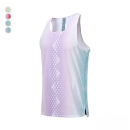 Summer New Men's Sleeveless Printed Fitness Running Vest, Breathable Lightweight Quick Drying Sports Vest