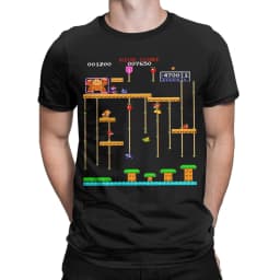 2026 Summer New Style Fun "Gorilla Khan" Video Game High-Quality Comfortable Men's Printed Round-neck T-Shirt
