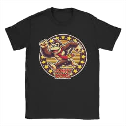 2026 Summer New Style Fun "Gorilla Khan" Video Game High-Quality Comfortable Men's Printed Round-neck T-Shirt
